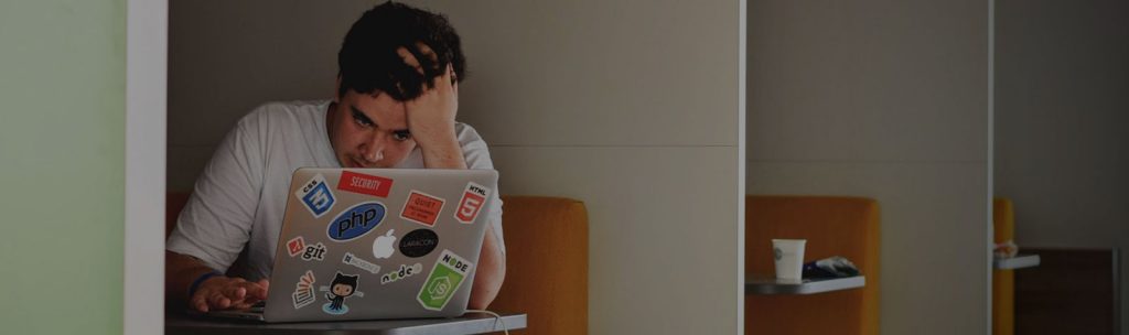 hombre frustrado página 404